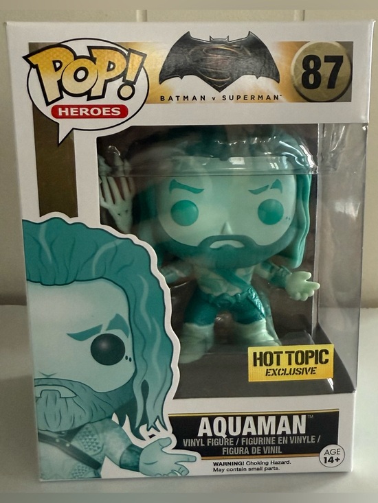 Funko Other - Funko Pop! Heroes Aquaman Teal Green Vinyl Figure (Hot Topic Exclusive)